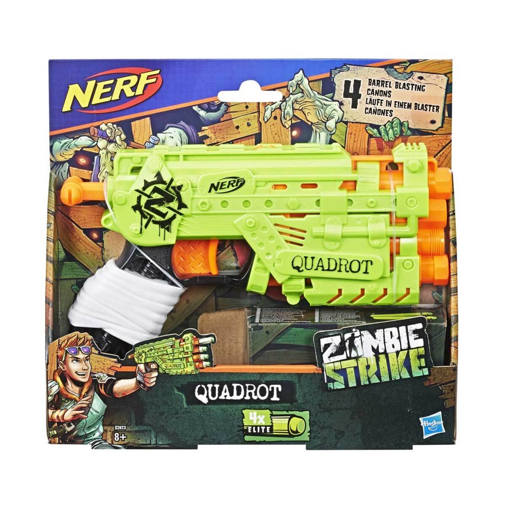 Oyuncak Silahlar, Nerf, Nerf Zombie Strike Quadrot E2673