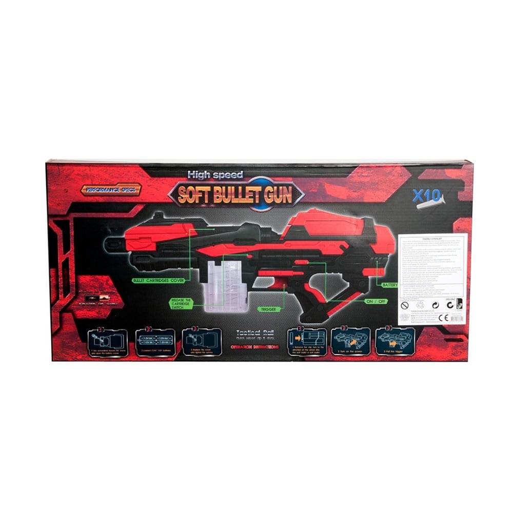 Oyuncak Silahlar, Furkan Toys, Oyuncak Silah Gamestar Işıklı Şarjörlü Uzay Tüfeği