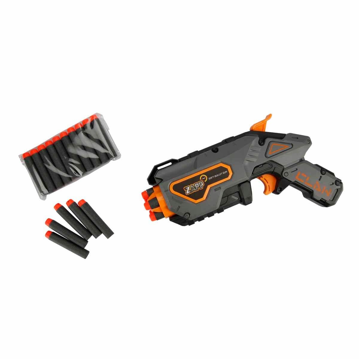 Oyuncak Silahlar, Sunman, Zapp Toys 20 Mermili Sünger Dart Atan Silah 28 cm