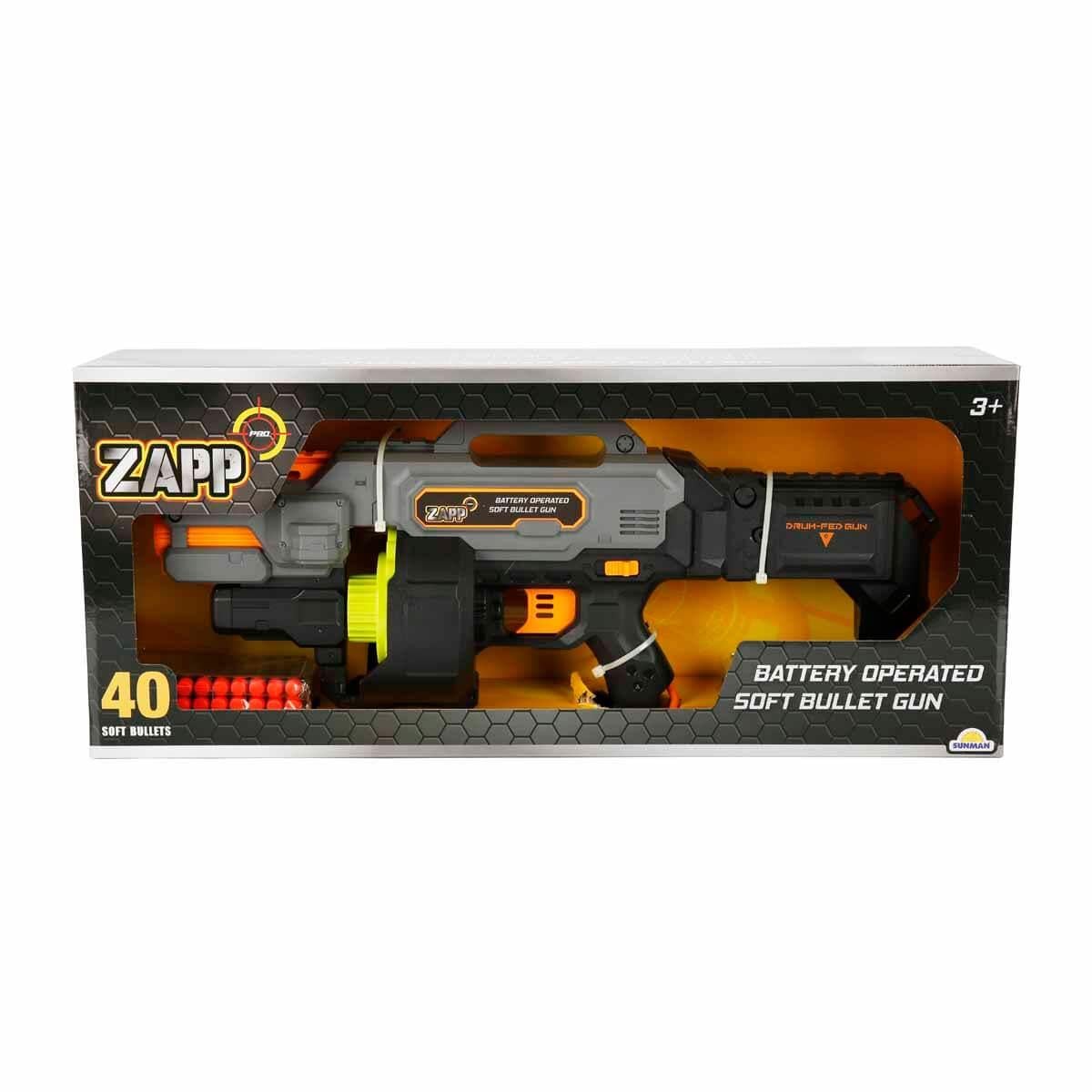 Oyuncak Silahlar, Sunman, Zapp Toys 40 Mermili Sünger Dart Atan Silah 57 cm