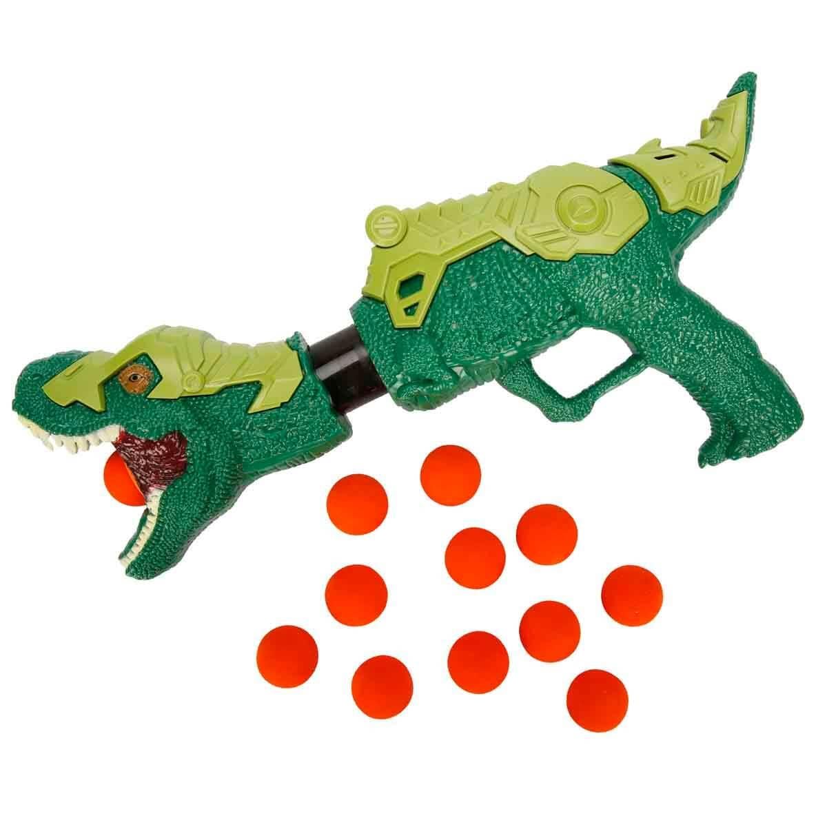 Oyuncak Silahlar, Sunman, Zapp Toys Sünger Top Atan Dinozor Silah 36204 Yeşil