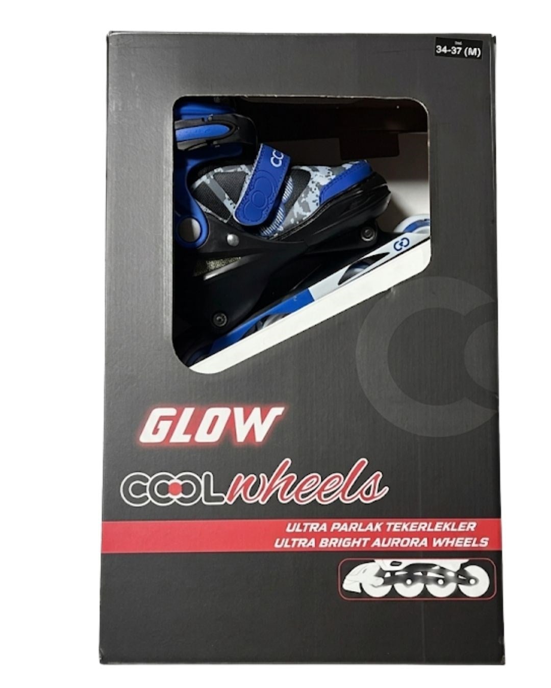 Paten, Furkan Toys, Cool Wheels Glow Pixel Paten Mavi/S 30-33 FR38194