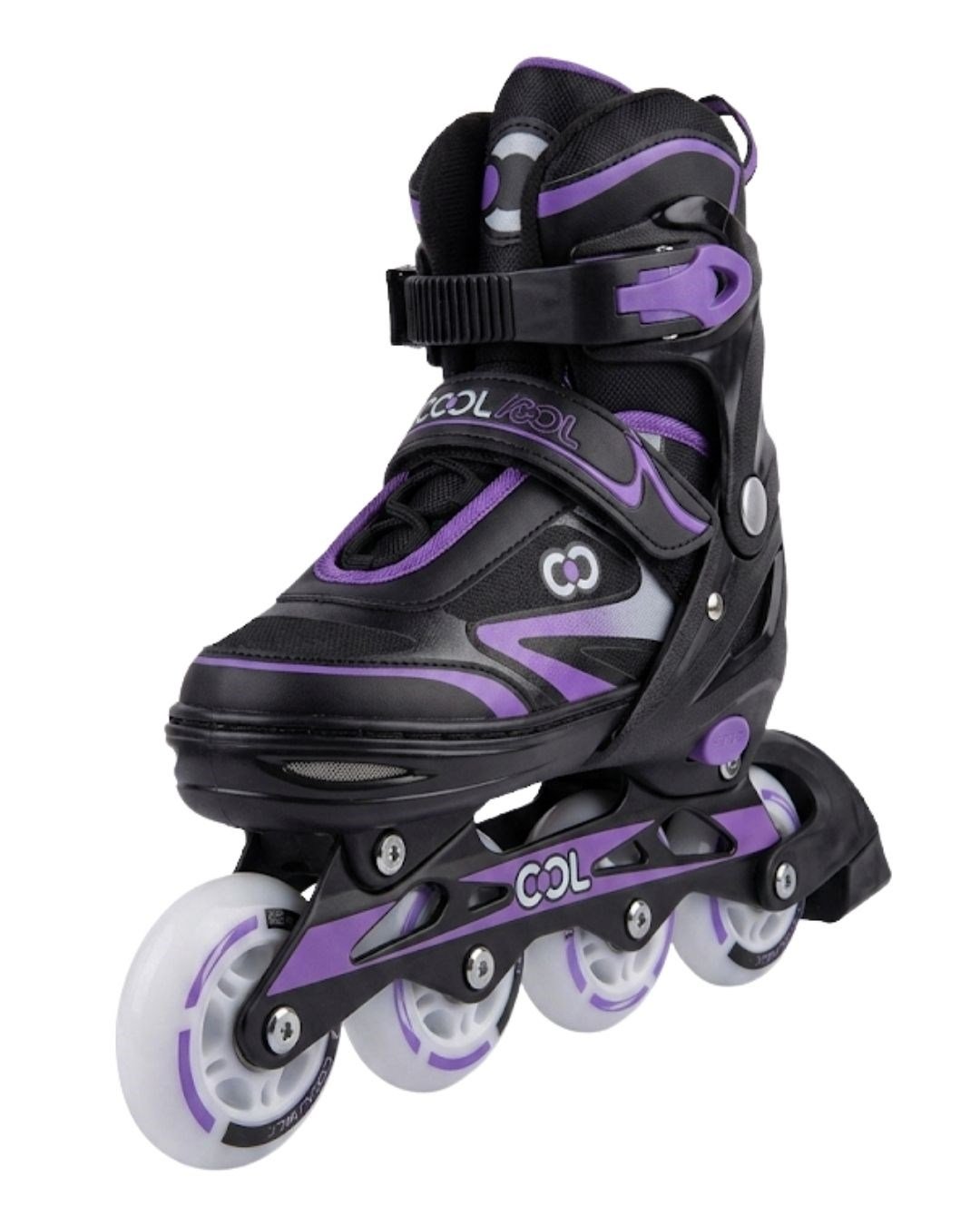 Paten, Furkan Toys, Cool Wheels Glow Style Paten Mor/M 34-37 FR37845