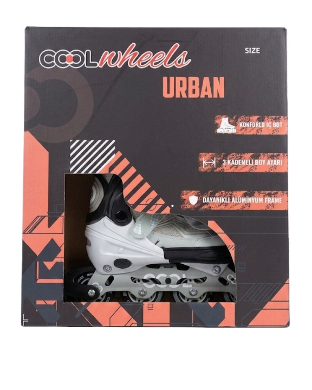 Paten, Furkan Toys, Cool Wheels Urban Paten Gri/S 30-33 FR38736
