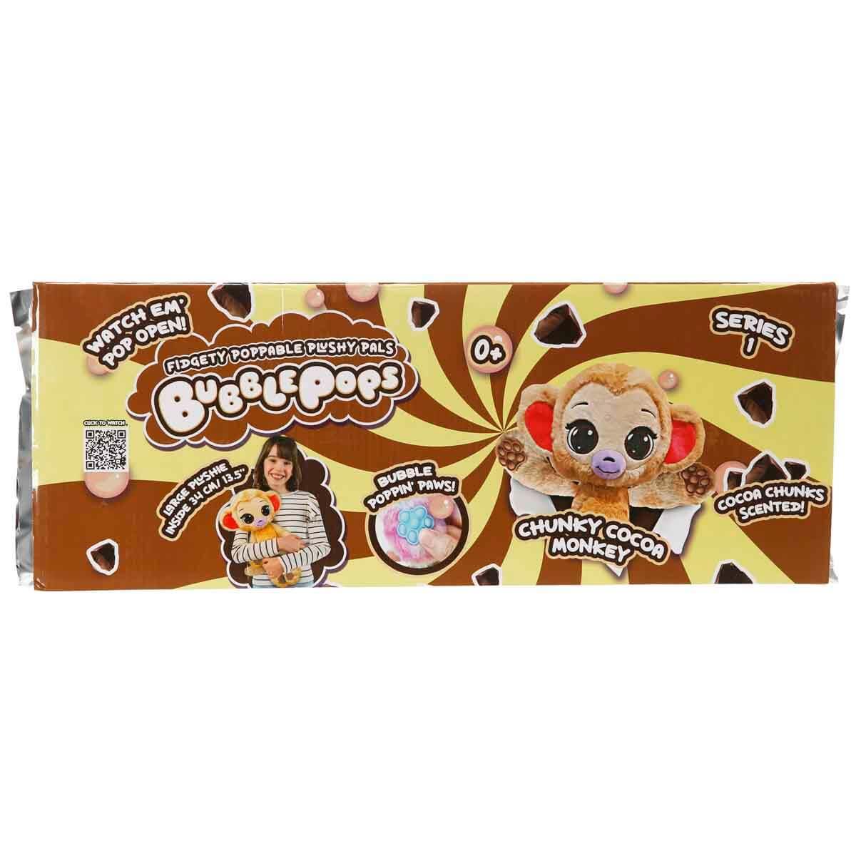 Peluş Hayvanlar, Sunman, Bubble Pops Kokulu Peluş S1 S00012004 Çikolata Kokulu Maymun