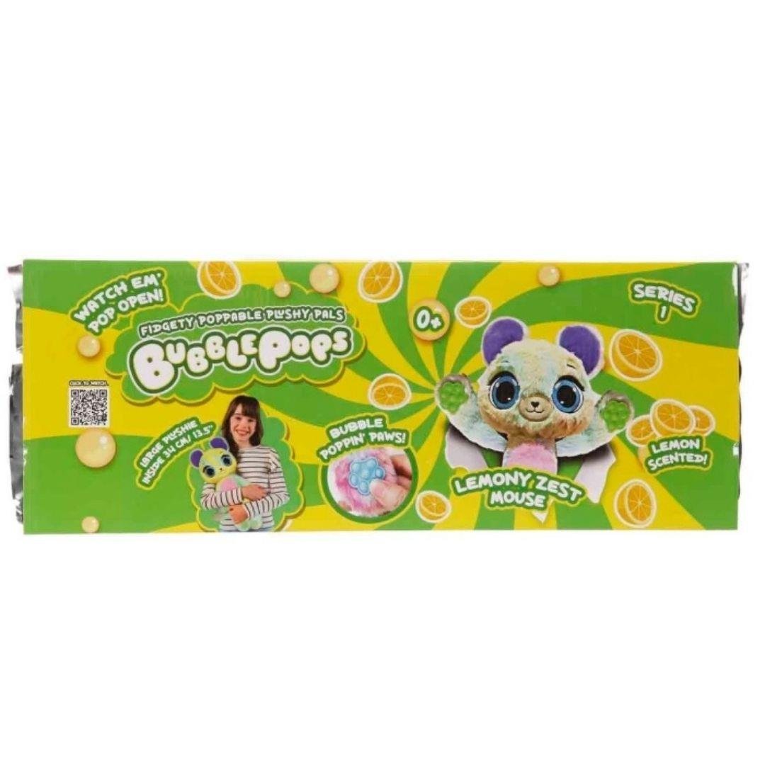 Peluş Hayvanlar, Sunman, Bubble Pops Kokulu Peluş S1 S00012004 Limon Kokulu Fare