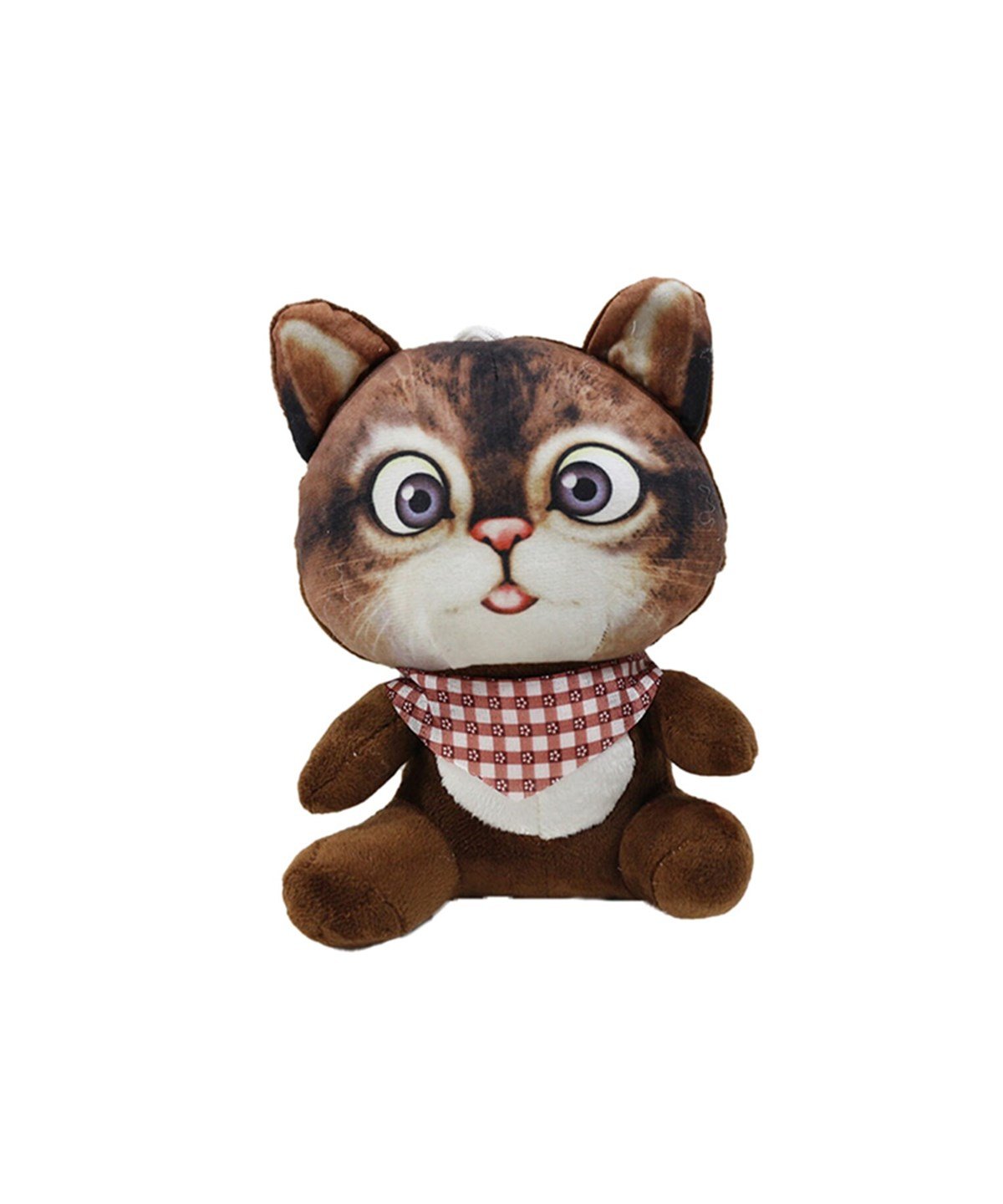 Peluş Hayvanlar, OSMAN KIZILKAYA, KZL Peluş Kedi 20 cm 91892 Kahverengi