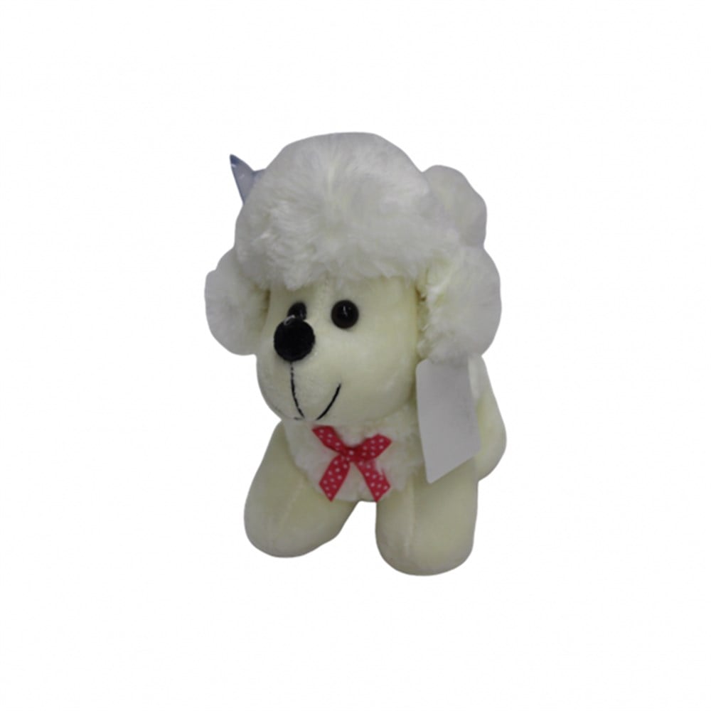 Peluş Hayvanlar, Can Oyuncak, Peluş Süslü Köpek Fiyonklu 20cm
