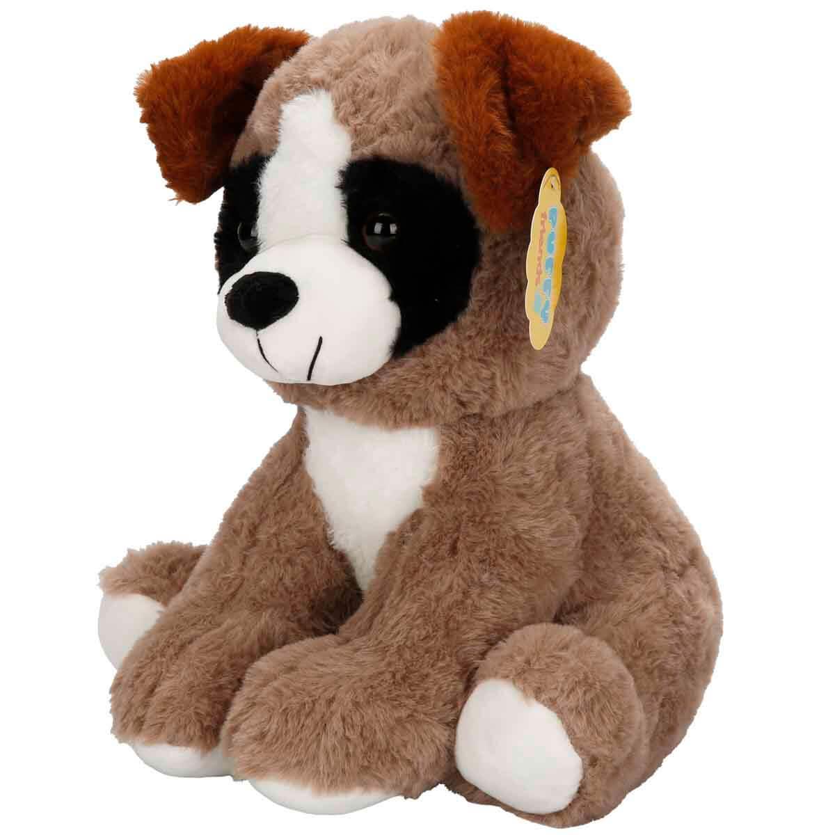 Peluş Hayvanlar, Sunman, Sevimli Peluş Köpek 32 cm 47446 Gri