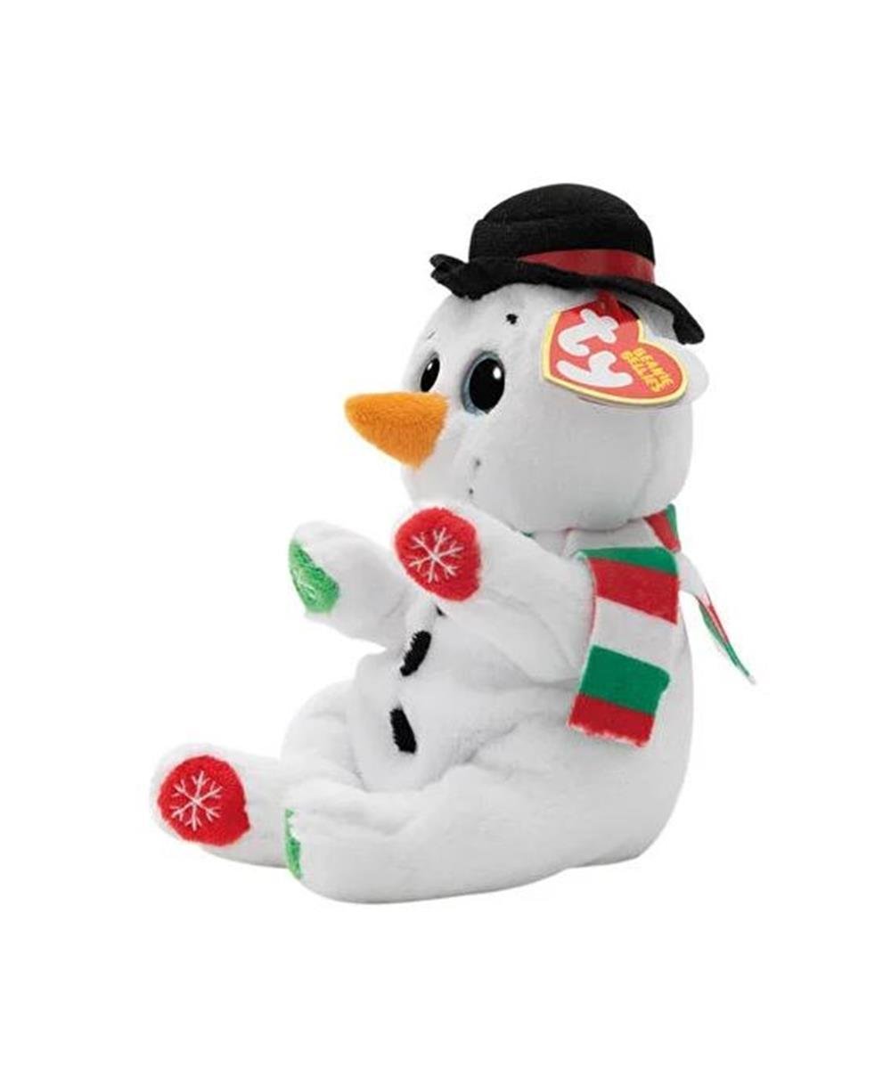 Peluş Hayvanlar, TY, Ty Beanie Bellie Weatherby Şapkalı Kardan Adam 20 Cm