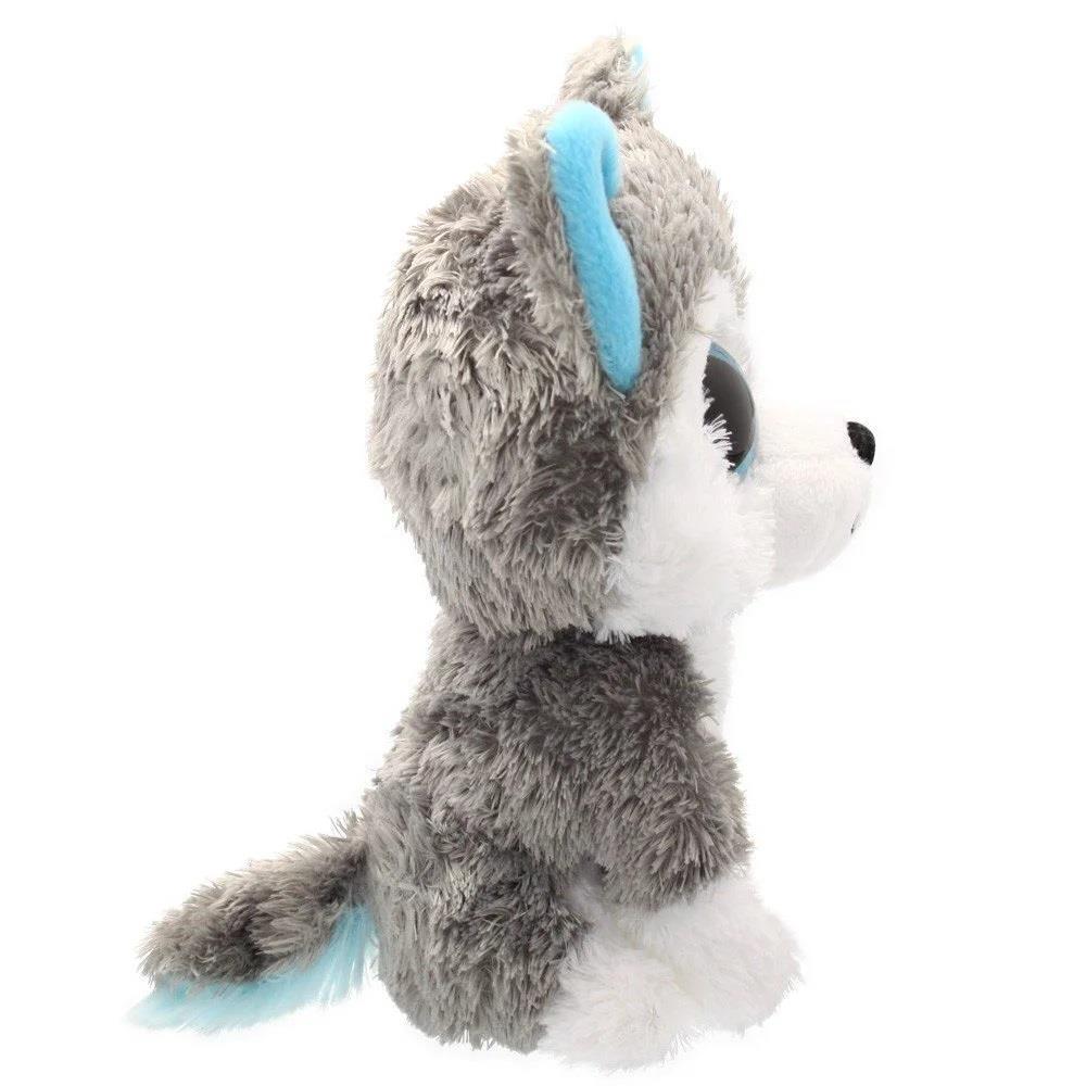Peluş Hayvanlar, TY, TY Beanie Boos Sibirya Kurdu Slush Peluş 15 Cm