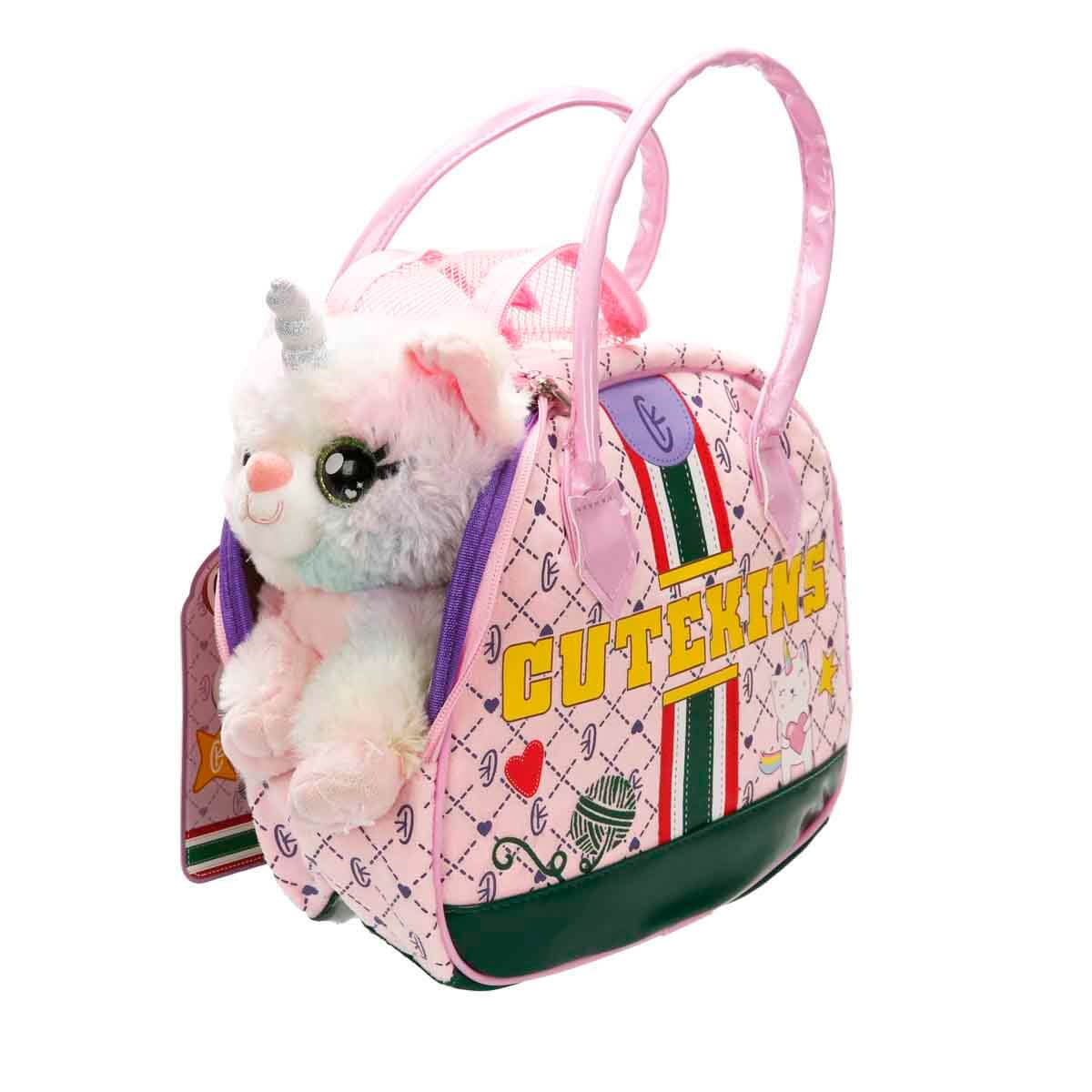 Peluşlar, Sunman, Cutekins Taşıma Çantalı Peluş Caticorn