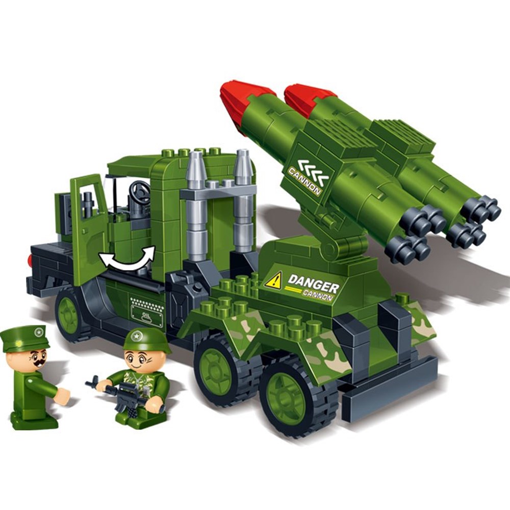 Roketatar Araba Lego Seti 203 Parça Banbao 8844