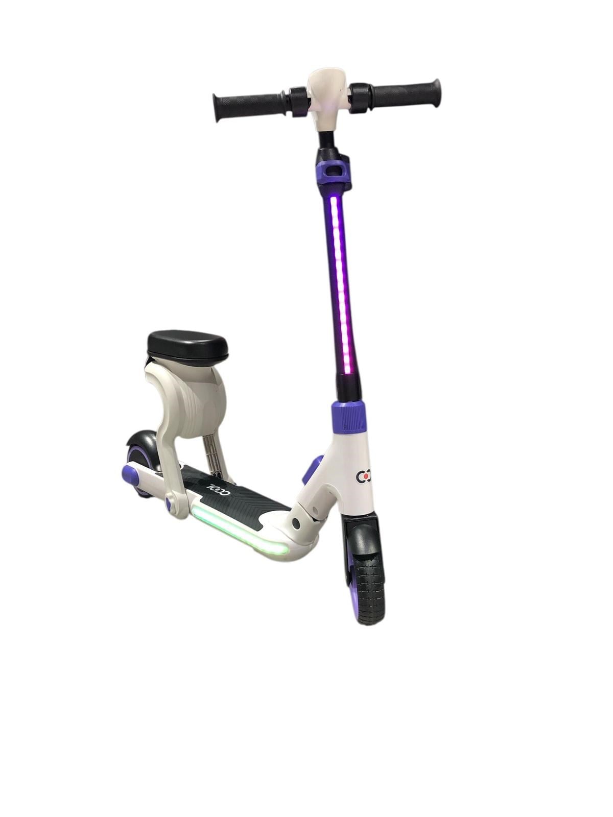 Scooter ve Kaykay, Furkan Toys, Cool Wheels S-Click 24 V Elektrikli Oturaklı Scooter Mor