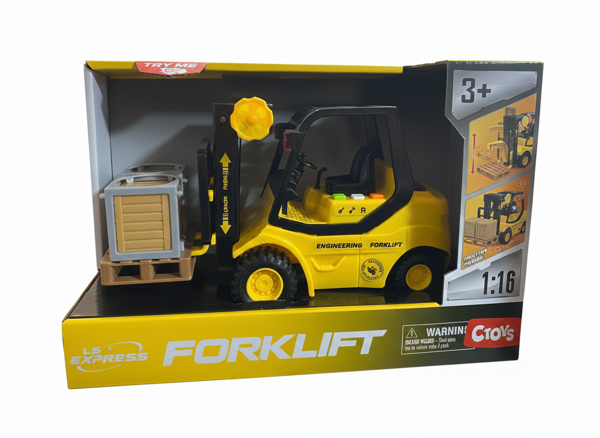 Sesli Işıklı Araçlar, Ceren, CTOY 1:16 Sesli ve Işıklı Sürmeli Forklift