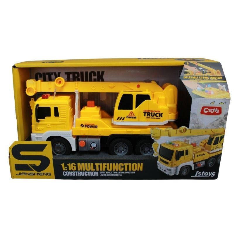 Sesli Işıklı Araçlar, Ceren, CTOY 1:16 Sesli ve Işıklı İş Makinası Vinç