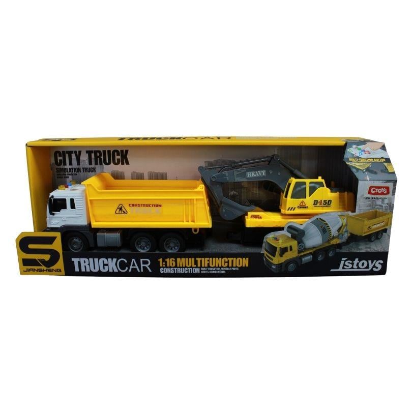 Sesli Işıklı Araçlar, Ceren, CTOY Sesli ve Işıklı 2 li İş Makinası Seti