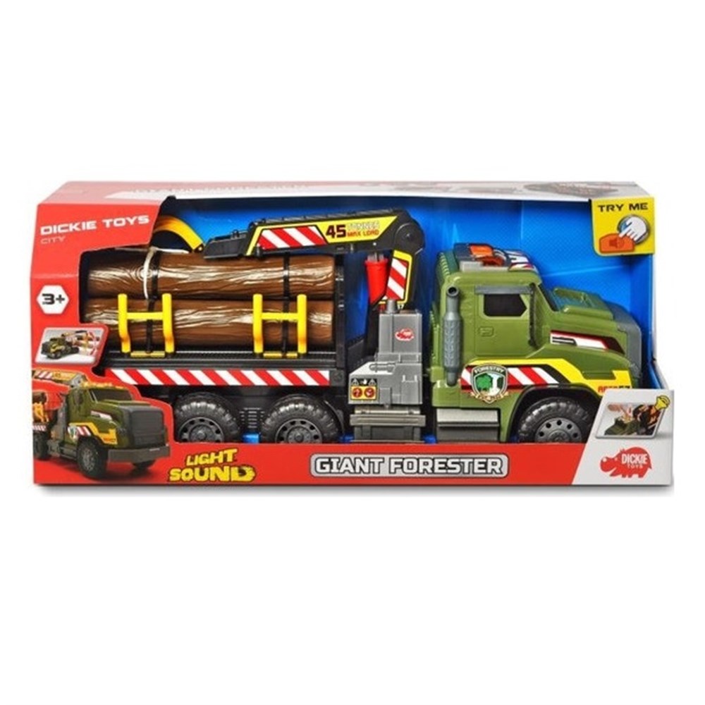 Sesli Işıklı Araçlar, DICKIE TOYS, Dickie Toys Giant Forrester Truck Yeşil Kamyon