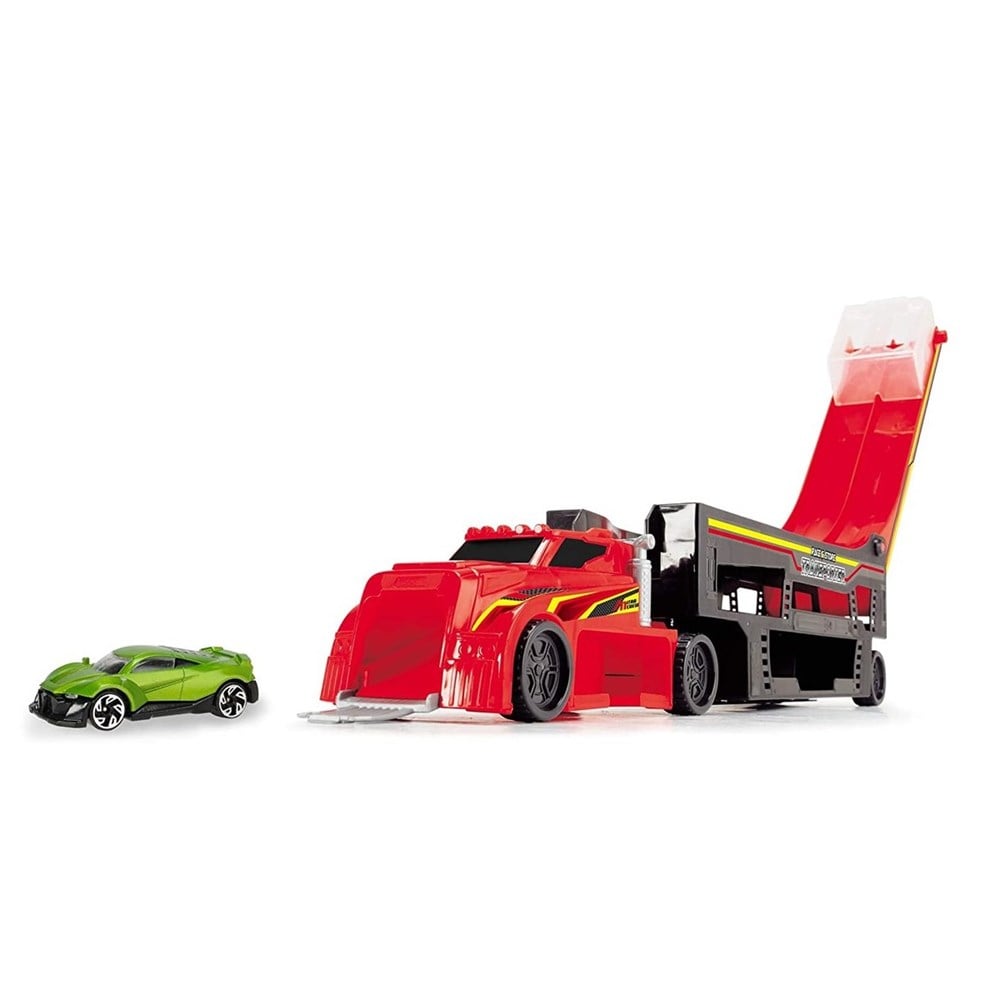 Sesli Işıklı Araçlar, DICKIE TOYS, Dickie Toys Race And Store Transporter Taşıyıcı Tır