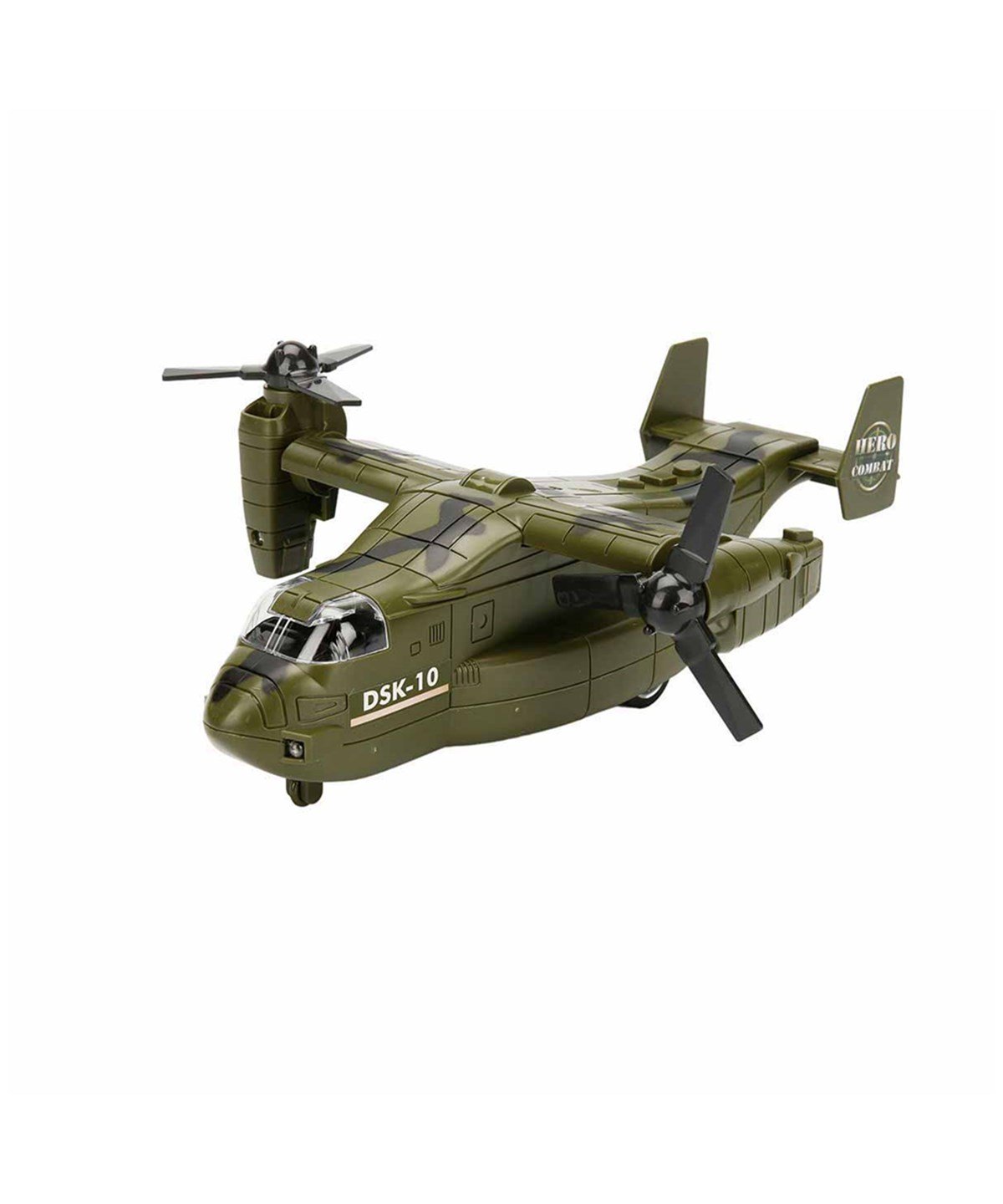 Sesli Işıklı Araçlar, Sunman, Hero Combat S00003154 Sesli ve Işıklı Askeri Uçak 31544 Yeşil Modeli