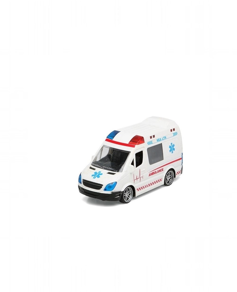 Sesli Işıklı Araçlar, Merkez Oyuncak, Kutulu Sesli Işıklı Sürtmeli 112 Arabaları 08037 Ambulans