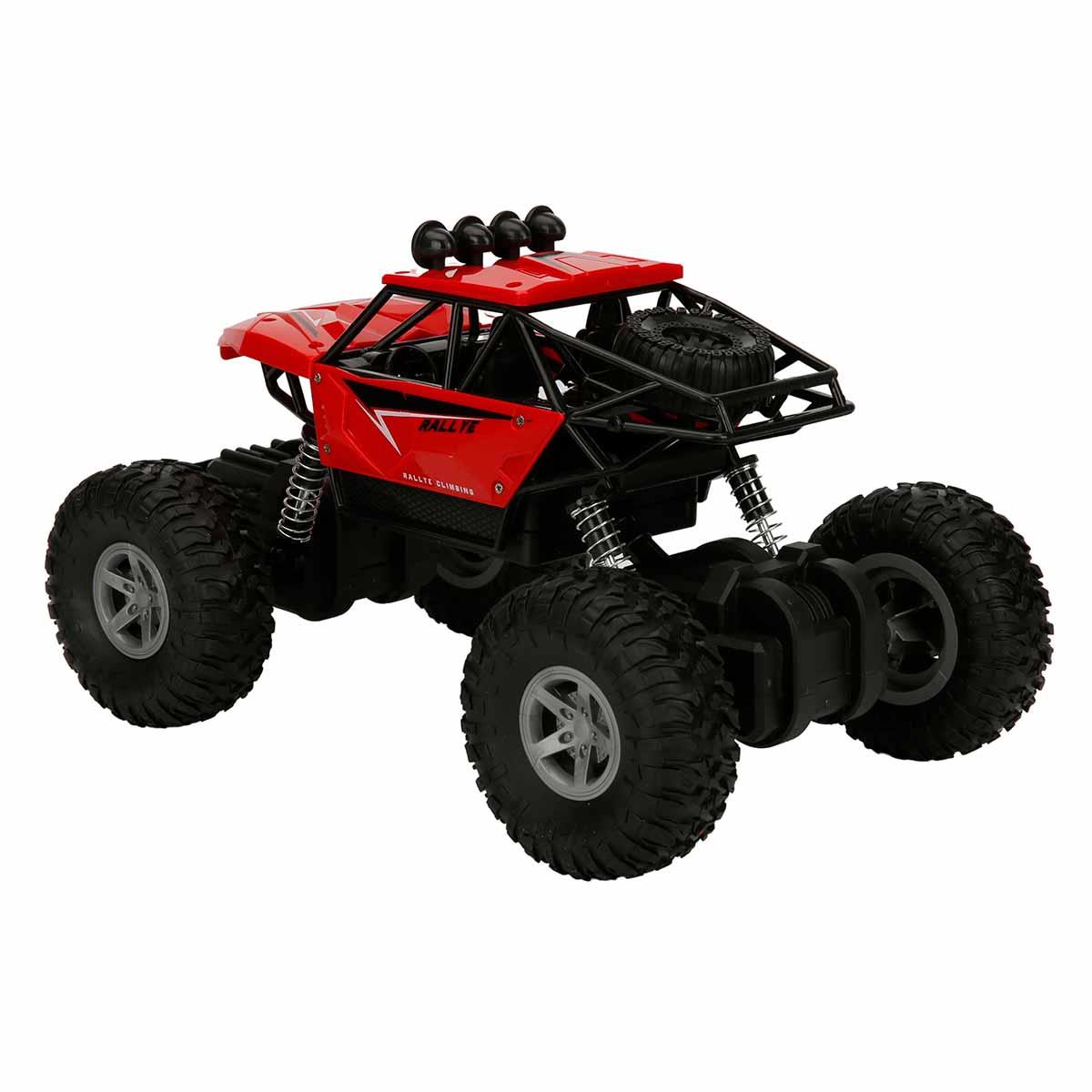 Sesli Işıklı Araçlar, Sunman, Maxx Wheels 4x4 Jeep 25 cm 25581 Kırmızı