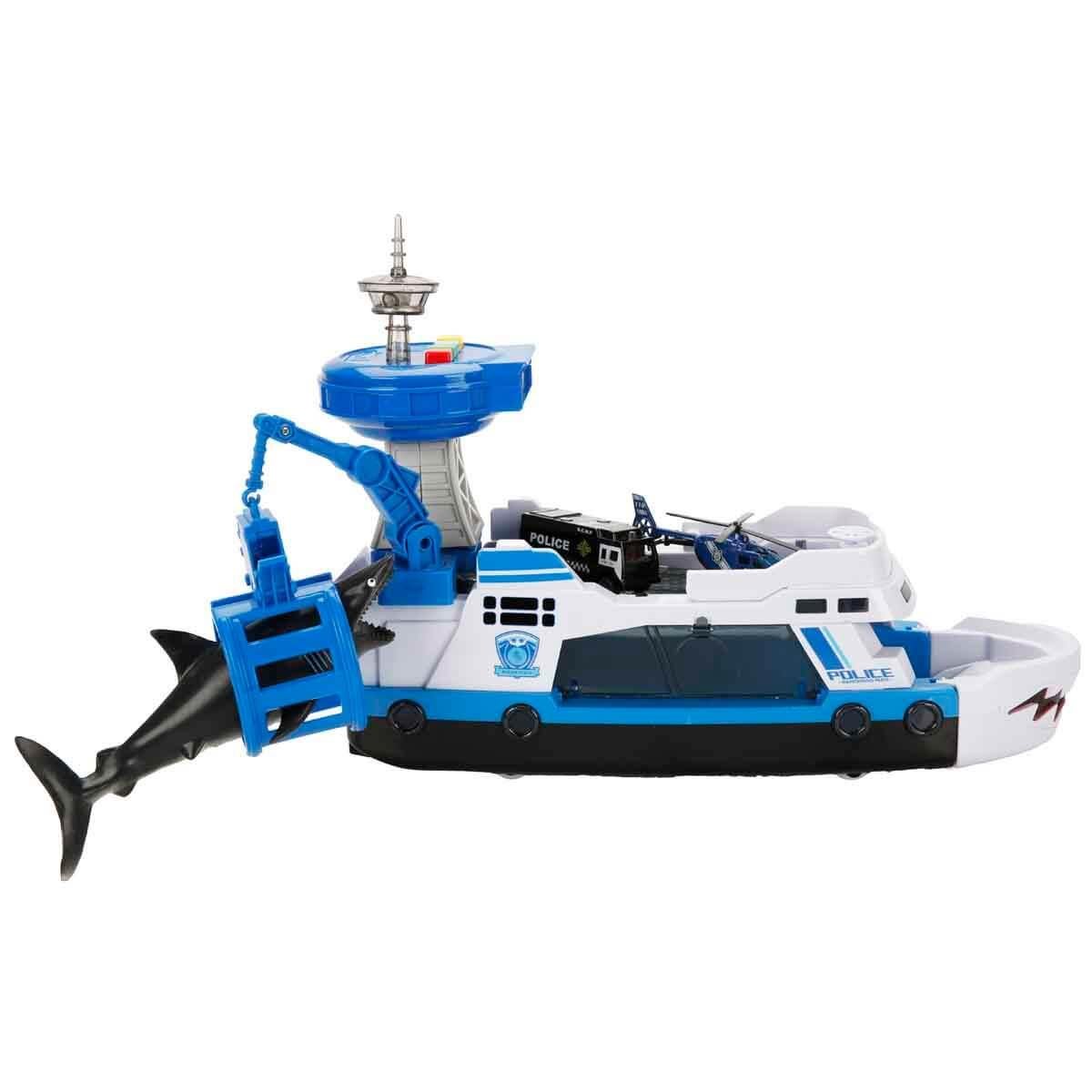 Sesli Işıklı Araçlar, Sunman, Maxx Wheels Sesli ve Işıklı Sahil Güvenlik Oyun Seti 43486 Polis