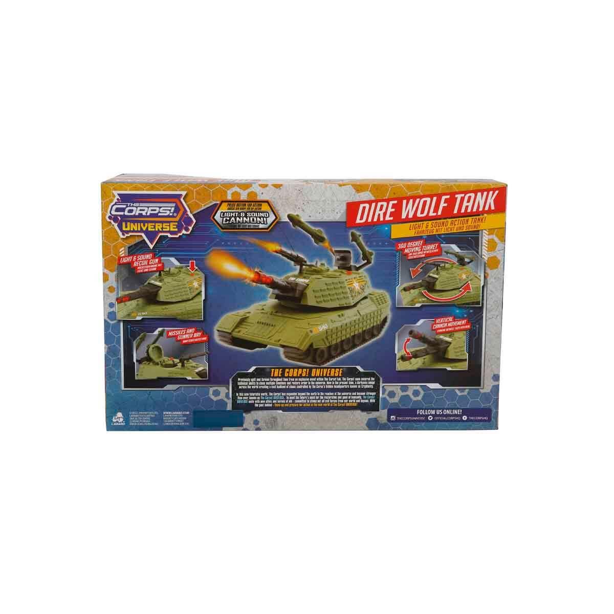 Sesli Işıklı Araçlar, Sunman, The Corps Dire Wolf Askeri Araç 39342 Tank