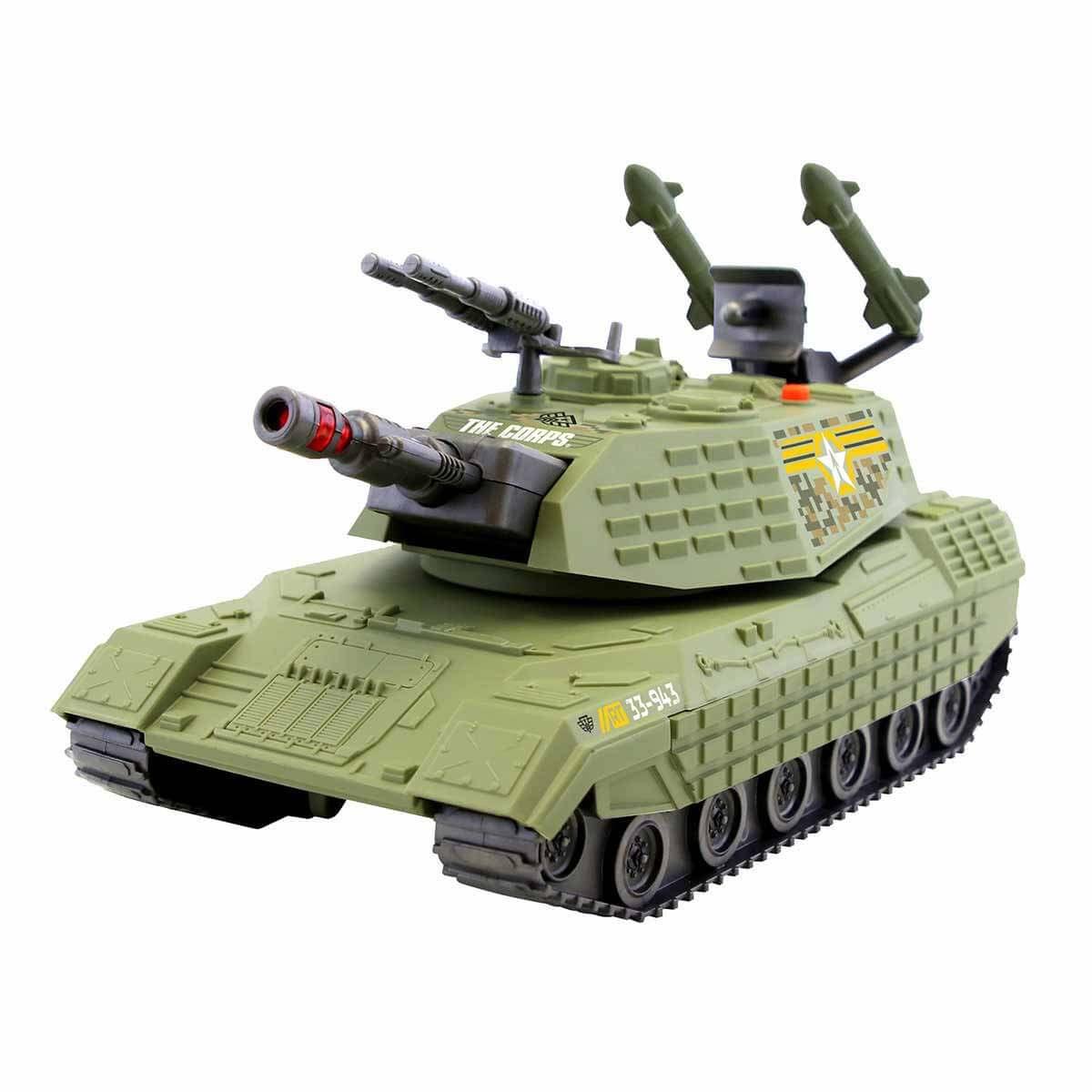 Sesli Işıklı Araçlar, Sunman, The Corps Dire Wolf Askeri Araç 39342 Tank