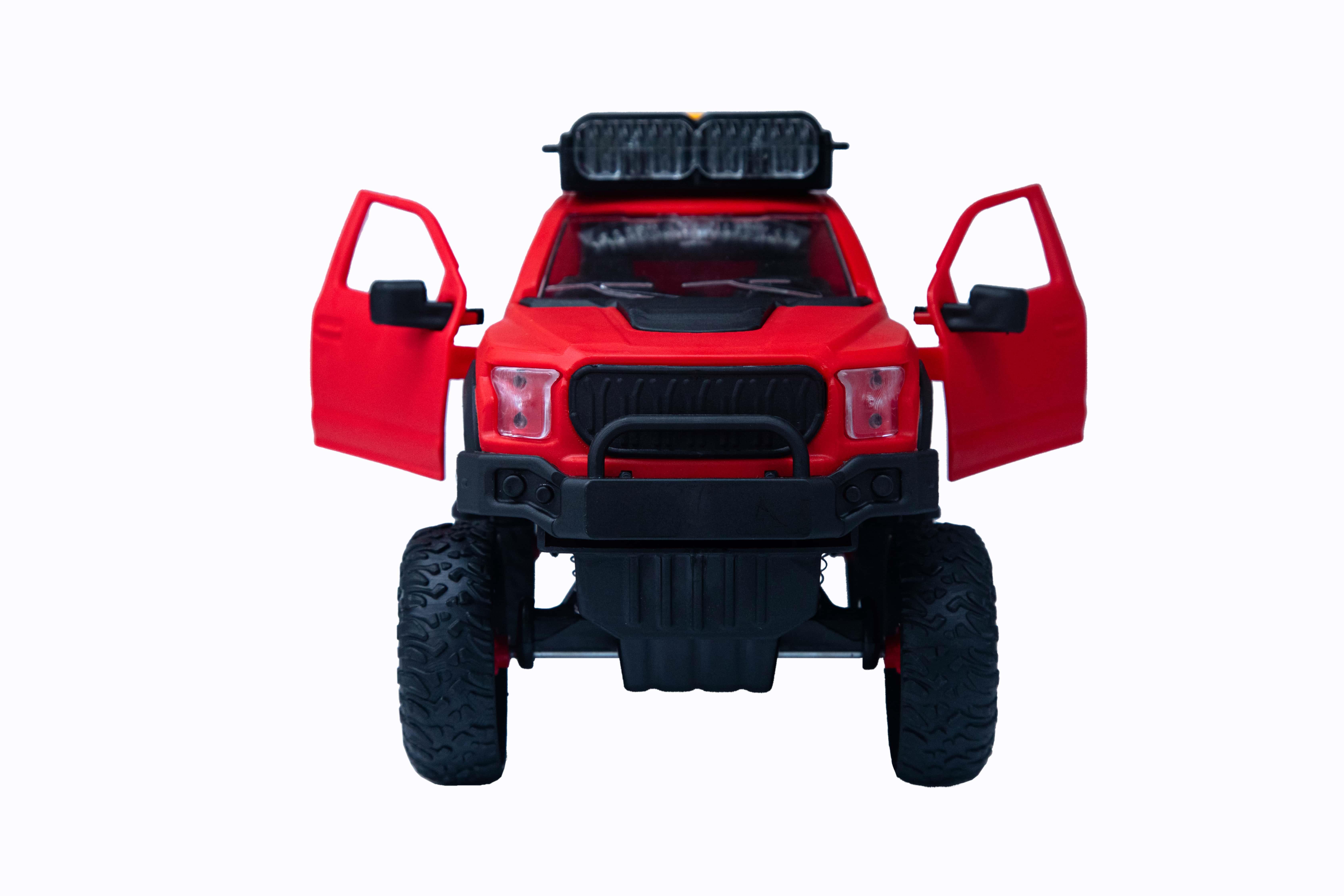 Sesli Işıklı Araçlar, ZUZU TOYS, Zuzu Toys Wonstar Offroad Sesli ve Işıklı 1:16 40165 Kırmızı