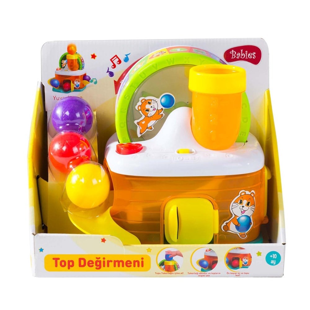 Sesli Işıklı Oyuncaklar, Babies, Babies Top Değirmeni Sesli Işıklı Bebek Oyuncağı