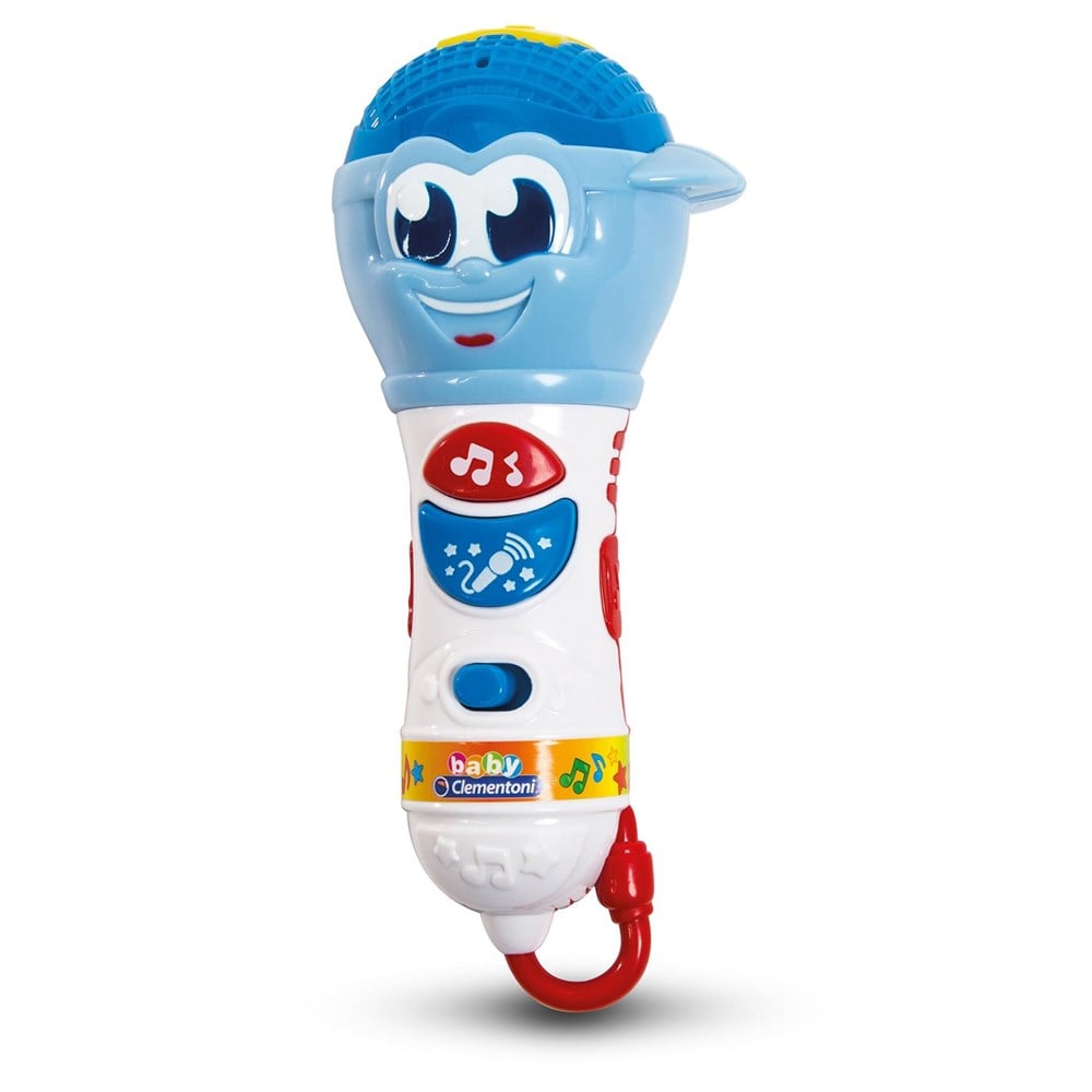 Sesli Işıklı Oyuncaklar, Baby Clementoni, Baby Clementoni Eğlenceli Mikrofon 17181