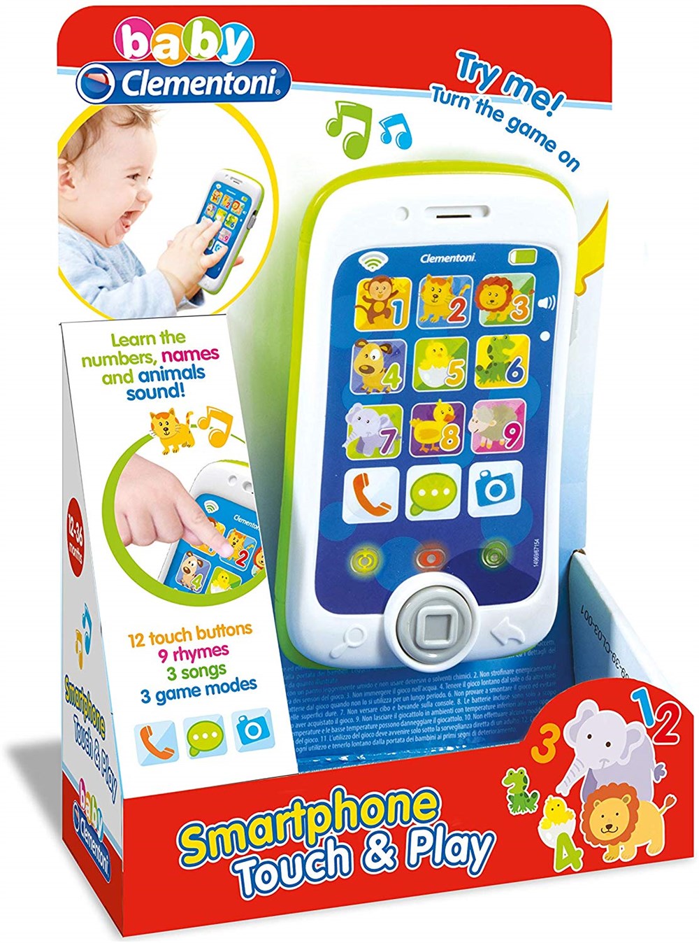 Sesli Işıklı Oyuncaklar, Baby Clementoni, Baby Clementoni Akıllı Telefon 17223