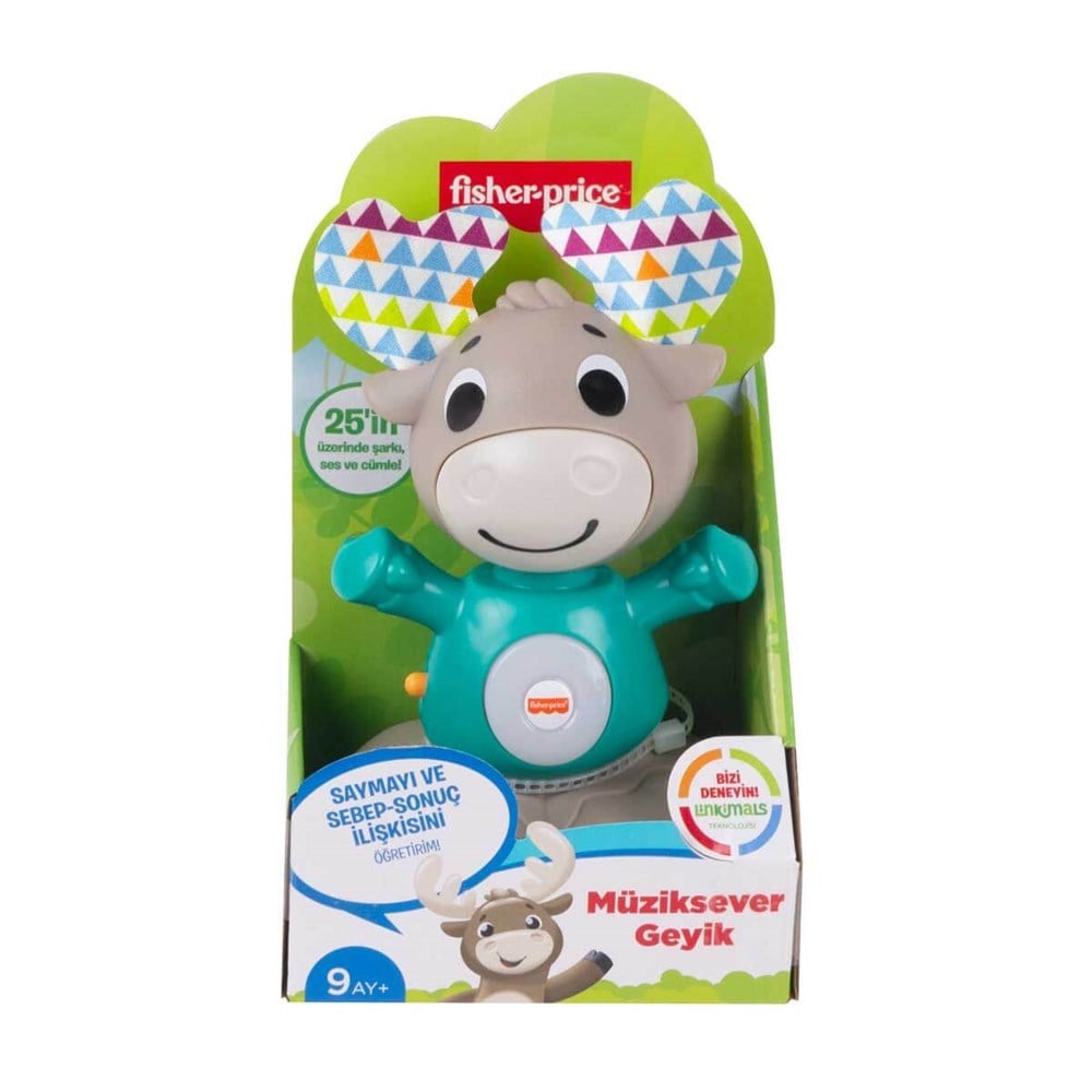 Sesli Işıklı Oyuncaklar, Fisher Price, Fisher Price Linkimals Müziksever Geyik Türkçe GJB18
