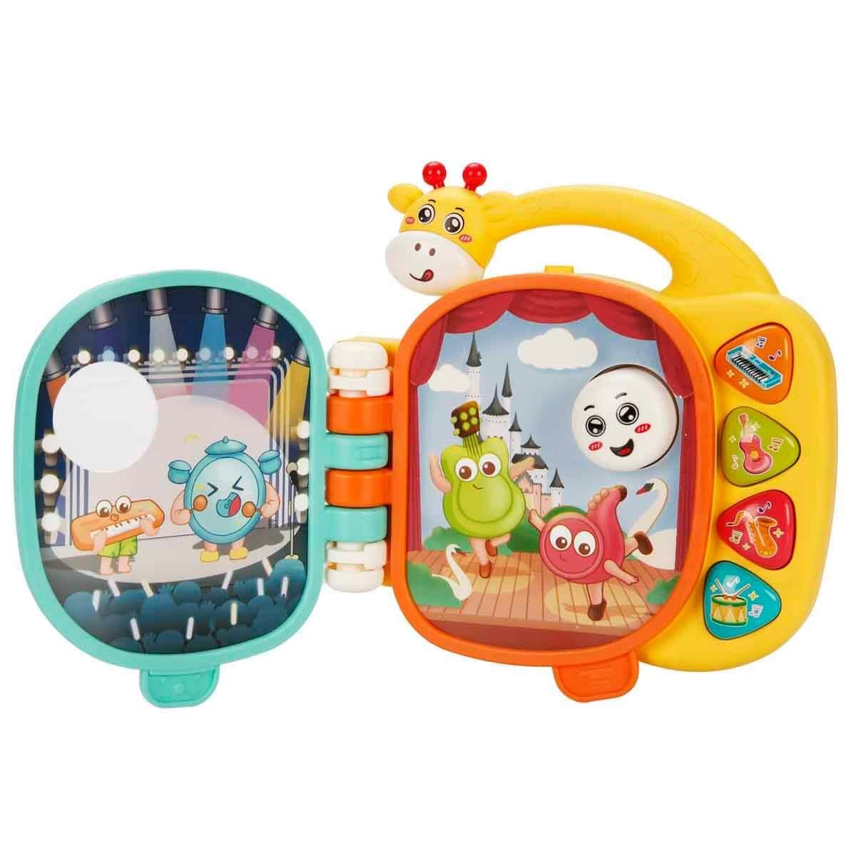 Sesli Işıklı Oyuncaklar, Sunman, Minibo Sesli ve Işıklı Zürafa Figürlü Müzik Kitabı