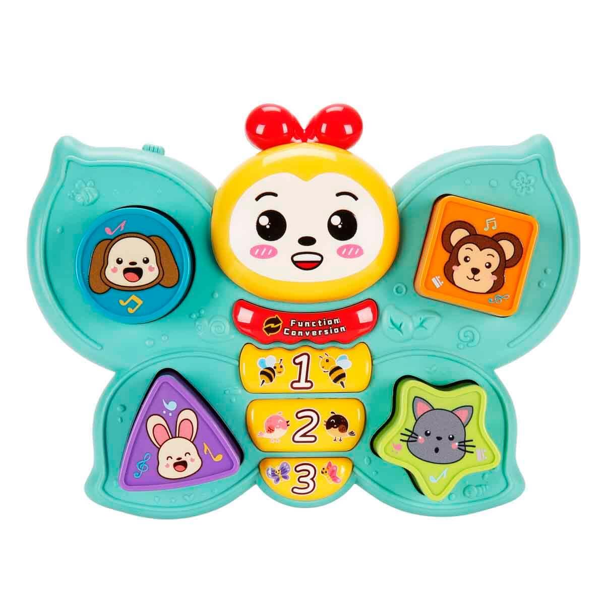 Sesli Işıklı Oyuncaklar, Sunman, Minibo Sesli ve Işıklı Şekil Eşleştirme Arkadaşı Müzikal Kelebek