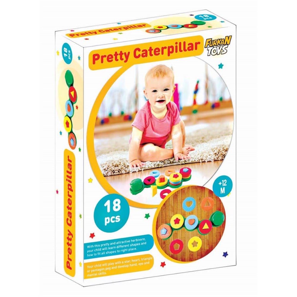 Sevimli Tırtıl 18 Pcs