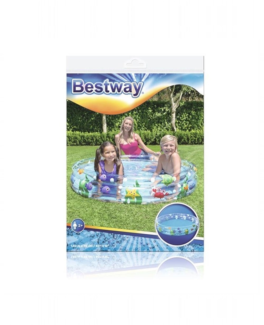 Şişme Havuzlar, Bestway, Bestway 3 Boğum Desenli Çocuk Şişme Havuzu 152x30 cm