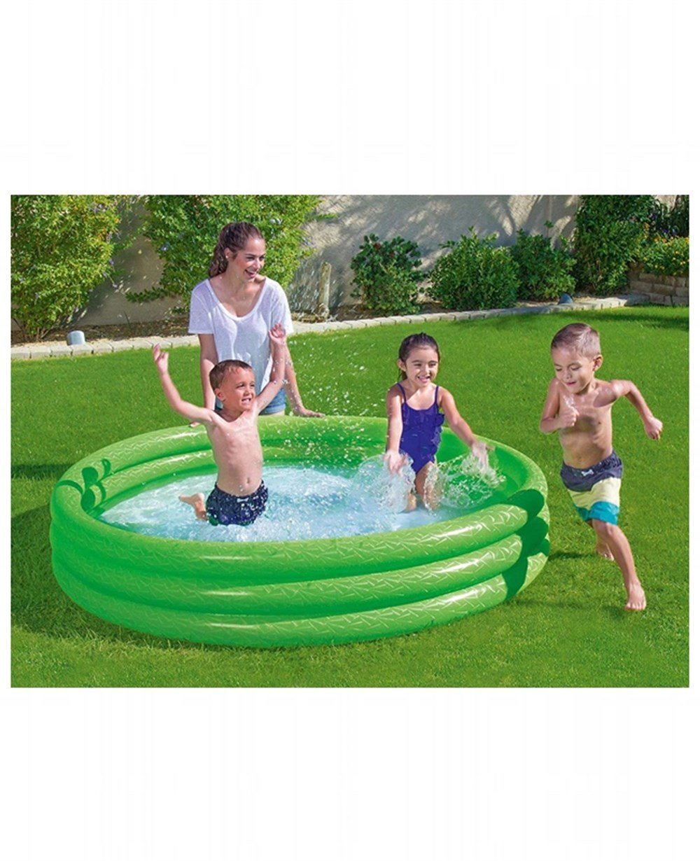 Şişme Havuzlar, Bestway, Bestway 3 Boğum Yesil Renkli Şişme Havuz 122x25cm 15655