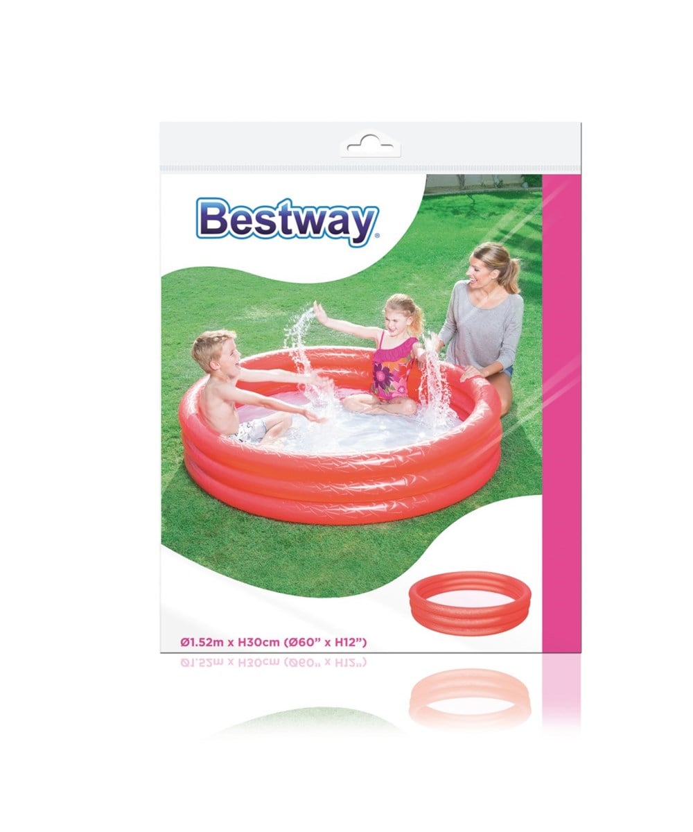 Şişme Havuzlar, Bestway, Bestway 3 Bölmeli Havuz 1.52 m x 30 cm 15662 Kırmızı
