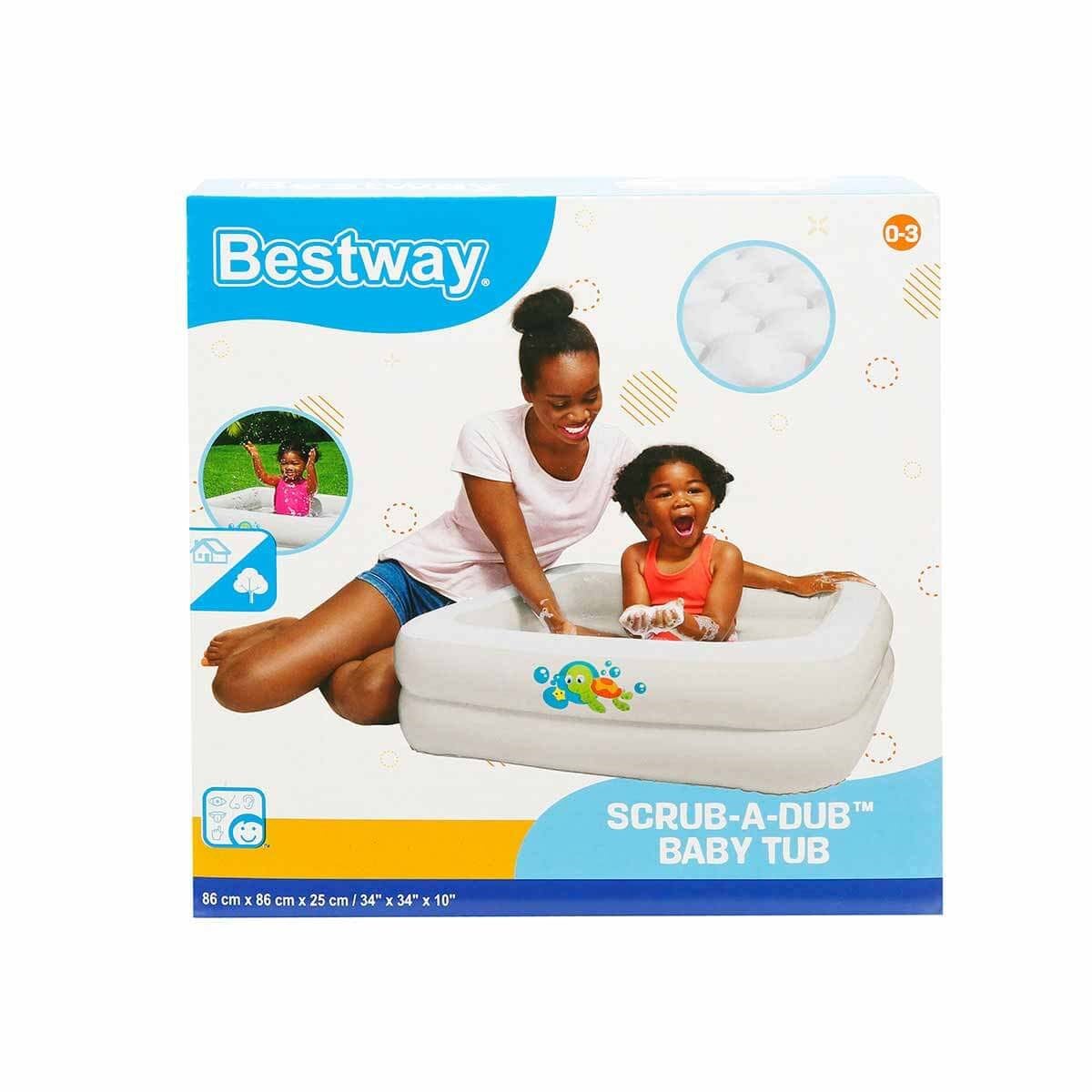 Şişme Havuzlar, OSMAN KIZILKAYA, Bestway Banyo Havuzu 86x86x25 cm 51116