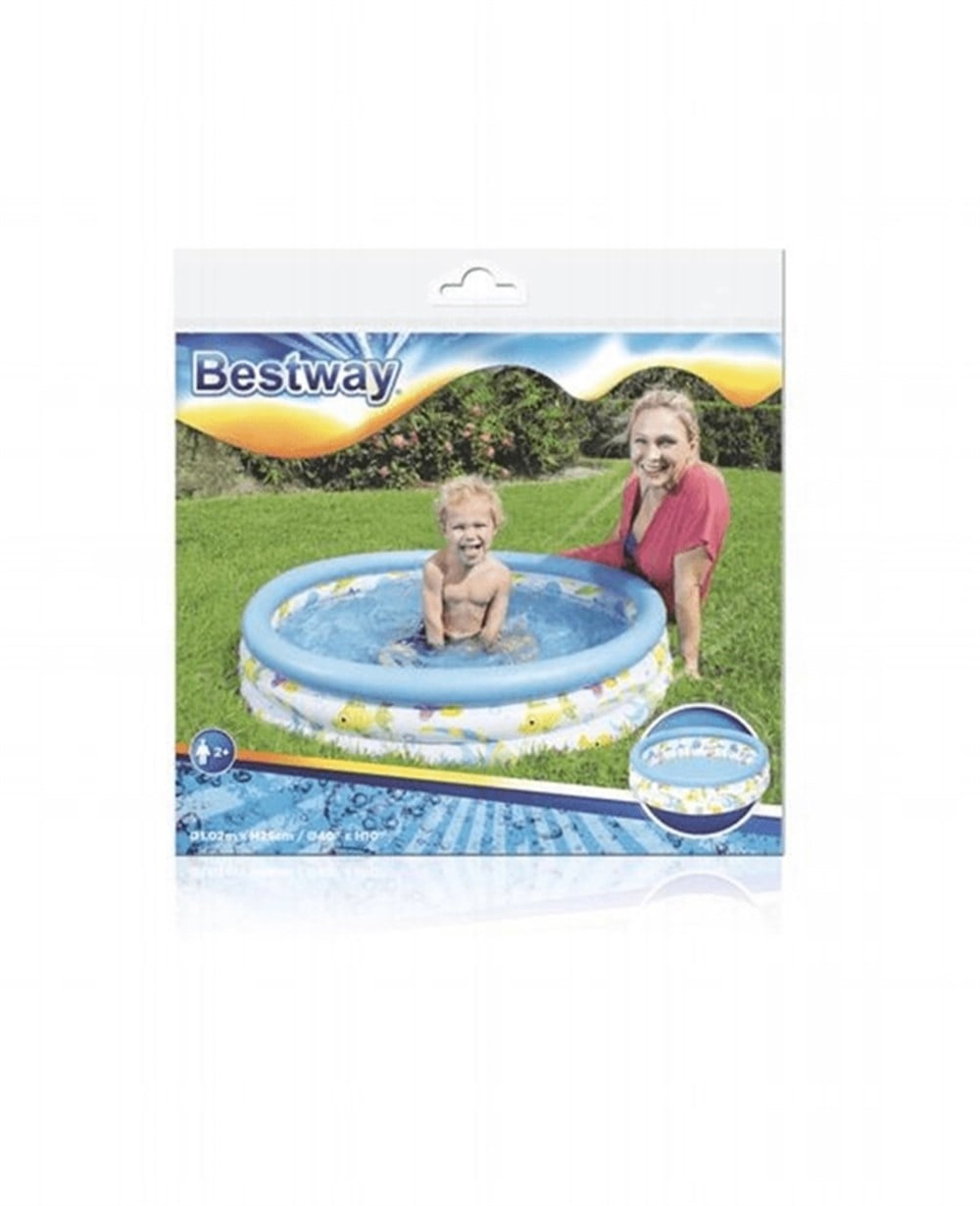 Şişme Havuzlar, Bestway, Bestway Şişme Çocuk Havuzu Okyanus Desenli 102x25cm