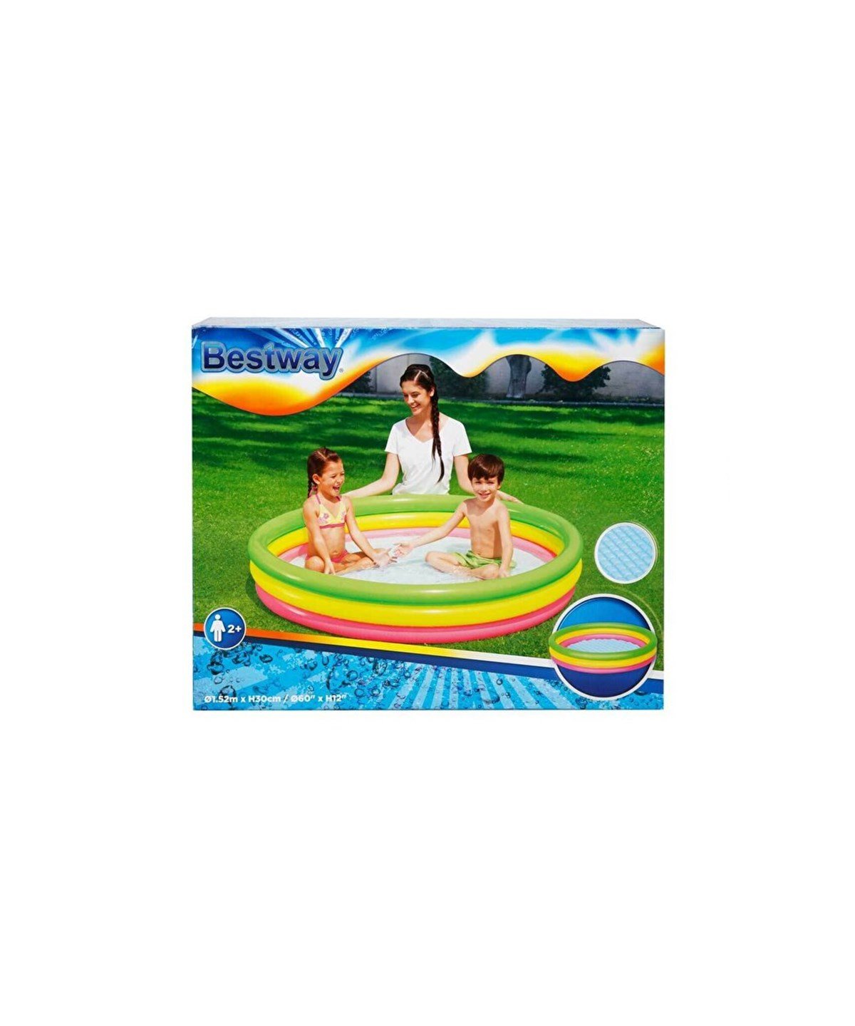 Şişme Havuzlar, OSMAN KIZILKAYA, BW51103 HAVUZ 3BL 152X30CM SISEN ZEMIN TRB 6