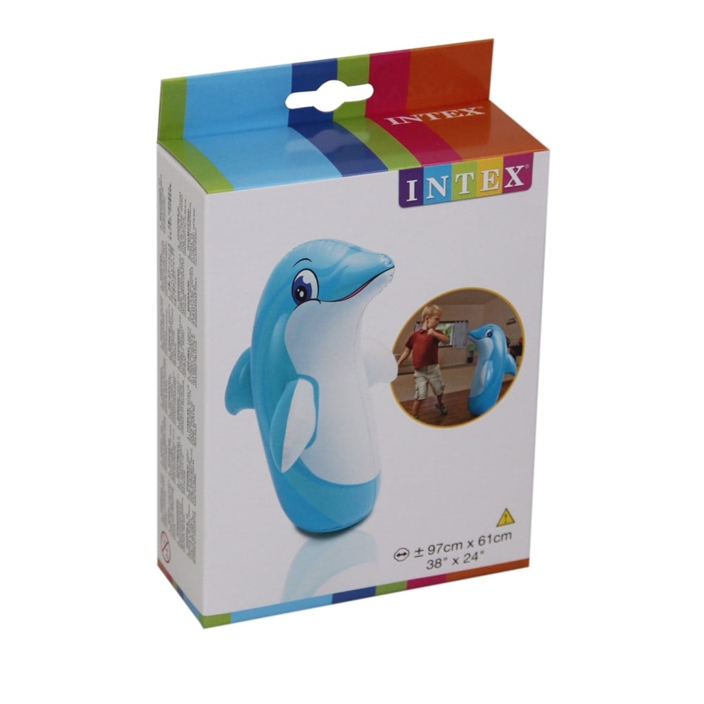 Spor Oyuncakları, intex, İntex Kumsuz Hayvan Figürlü Şişme Hacı Yatmaz Yunus Balığı 46691