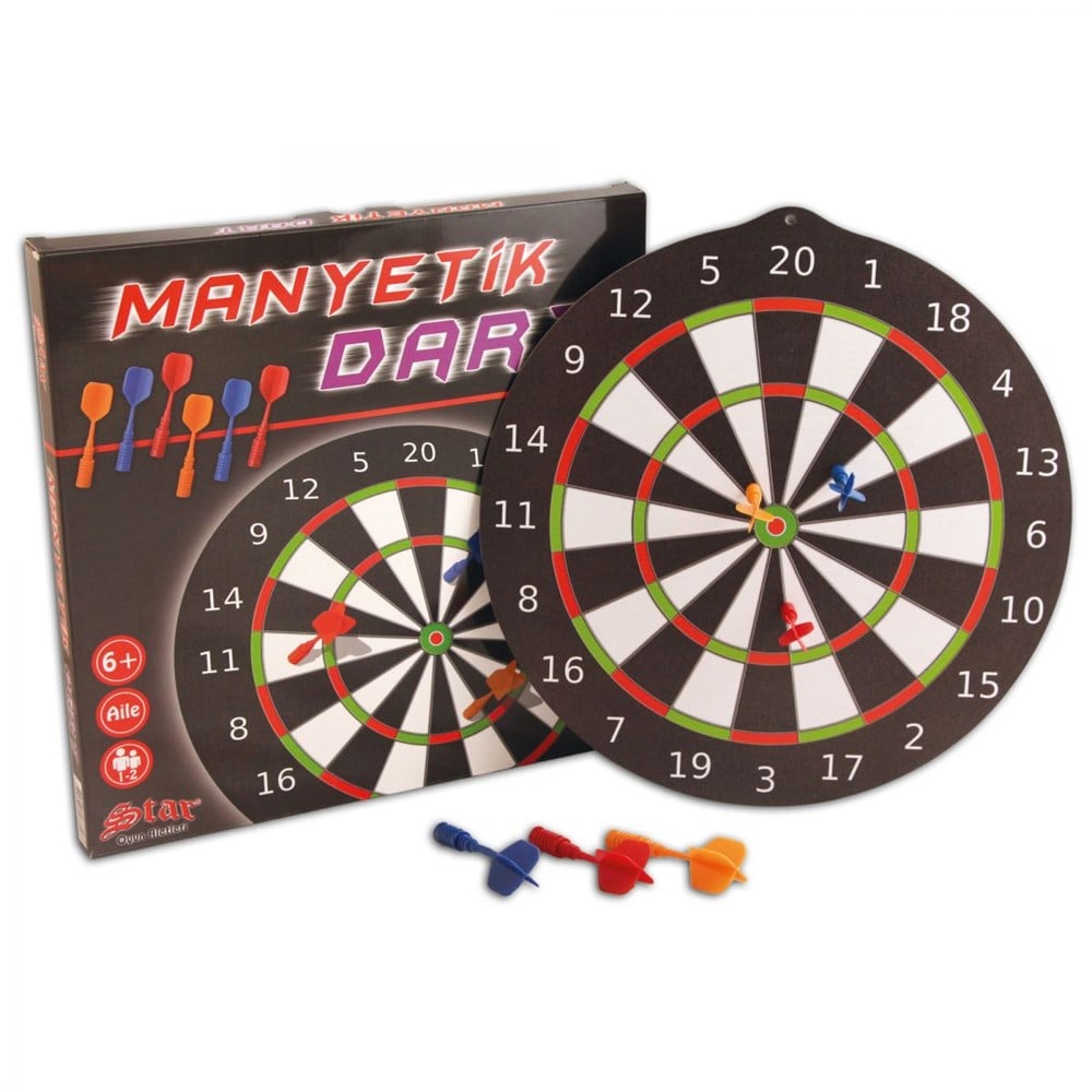Spor Oyuncakları, Star Oyun, Star Magnetic Dart Mıknatıs Uçlu Dart 6 Adet