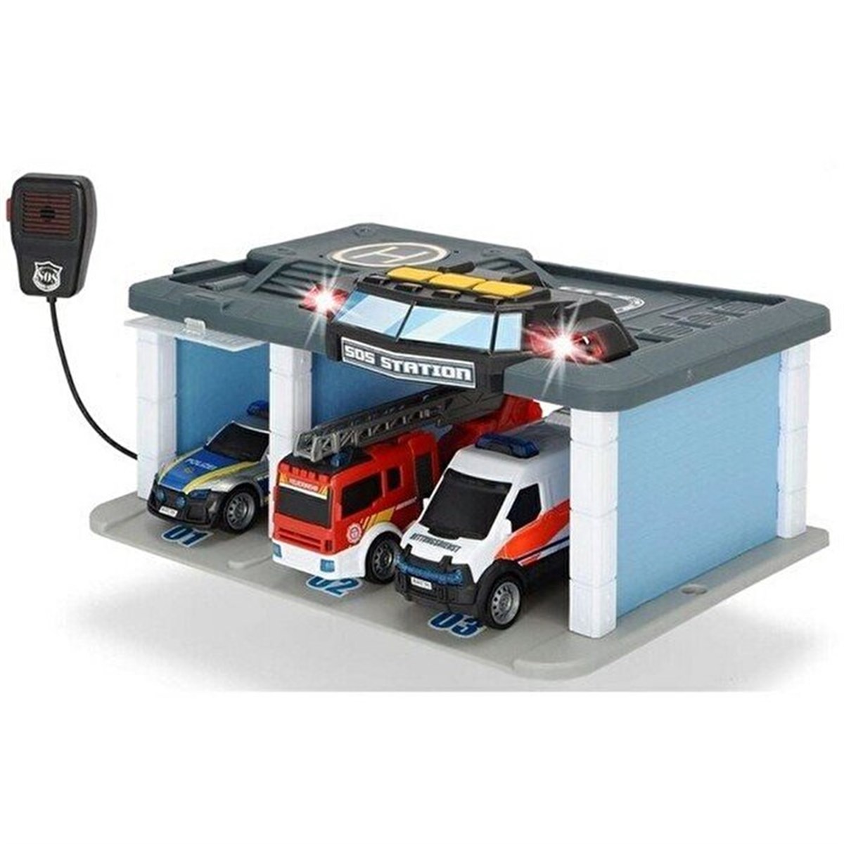 Tren ve Garaj Setleri, DICKIE TOYS, Dickie Toys Rescue Center Kurtarma Merkezi Oyun Seti 203716015038