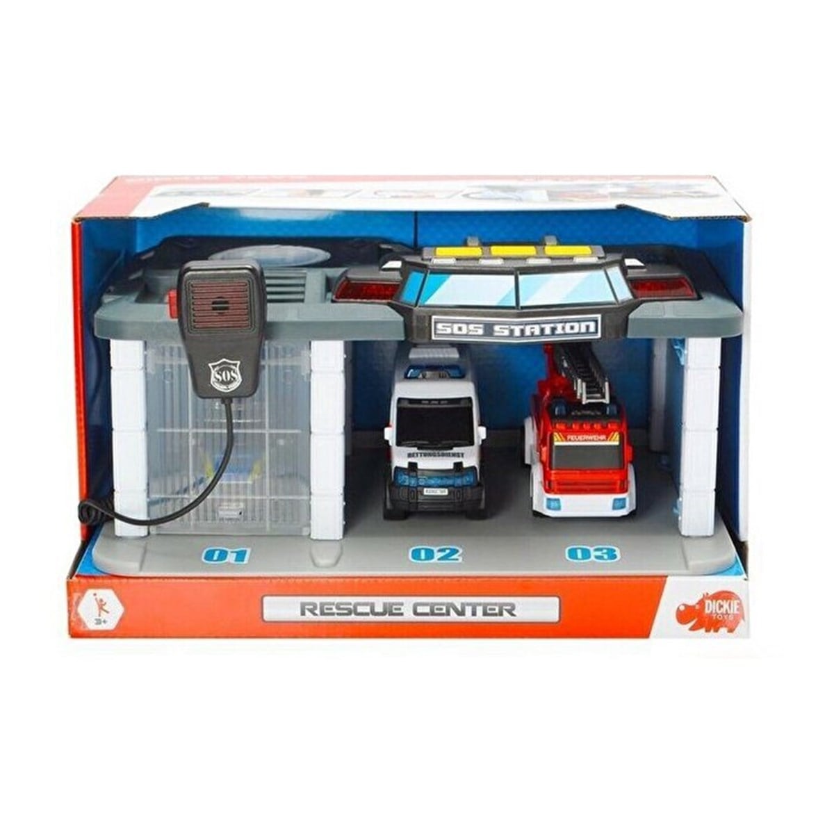Tren ve Garaj Setleri, DICKIE TOYS, Dickie Toys Rescue Center Kurtarma Merkezi Oyun Seti 203716015038