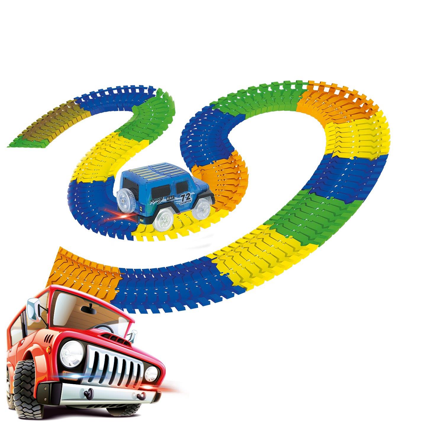 Tren ve Garaj Setleri, KAYYUM OYUNCAK, Kayyum Magic Tracks Yol Oyun Seti 168 Parça