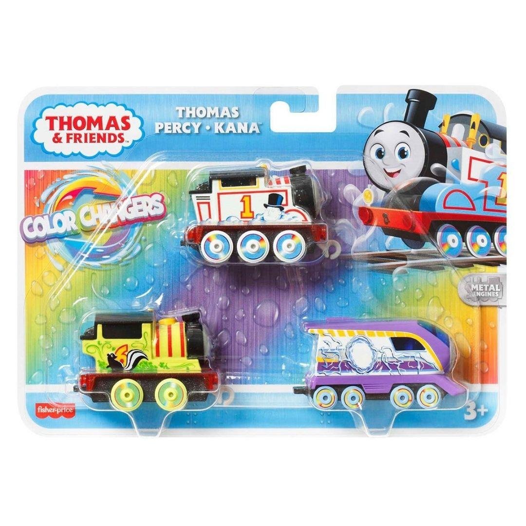 Tren ve Garaj Setleri, Mattel, Thomas ve Arkadaşları Renk Değiştiren 3'lü Küçük Trenler HNP82