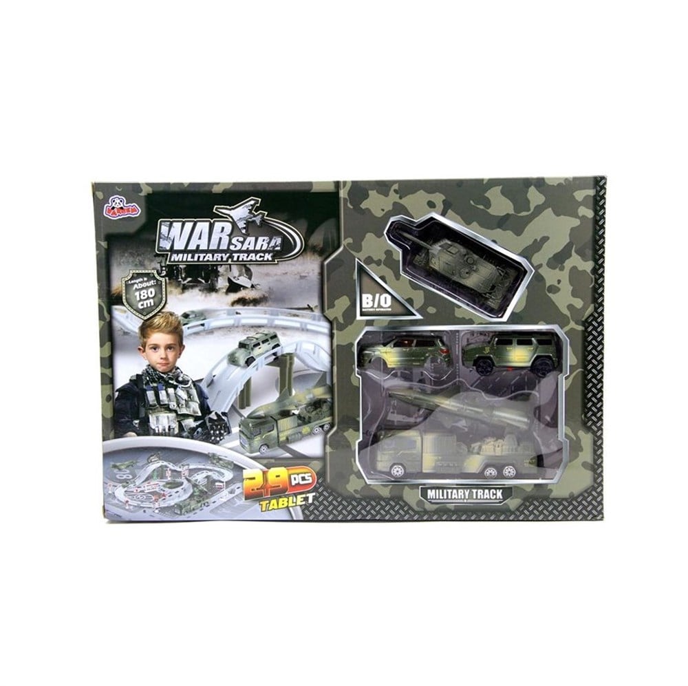 Kutulu Pistli Araba Seti (Pilli Araba) 29 Parça Vardem CM557